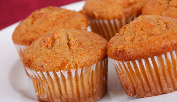 Receta de Magdalenas de Zanahoria