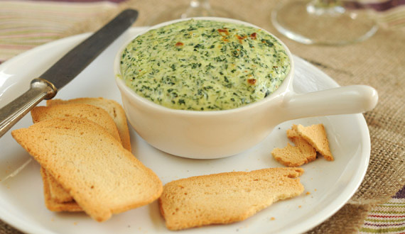 Dip de Espinacas y Chalota