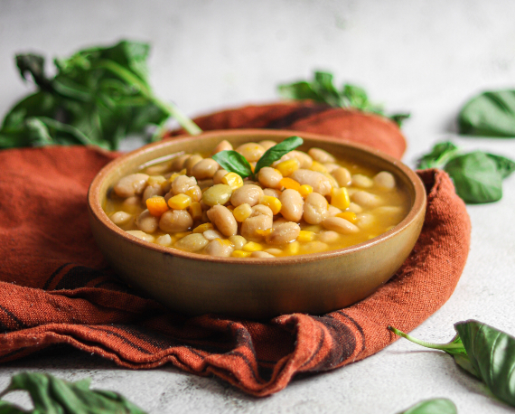 porotos granados receta chilena​