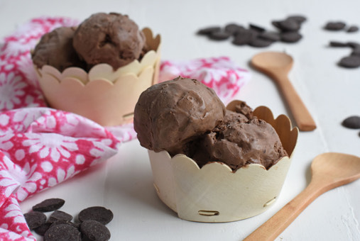 Helado de Chocolate Casero