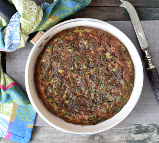 Cómo hacer tortilla de espinaca