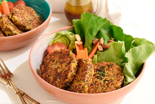 Receta hamburguesa de quinoa