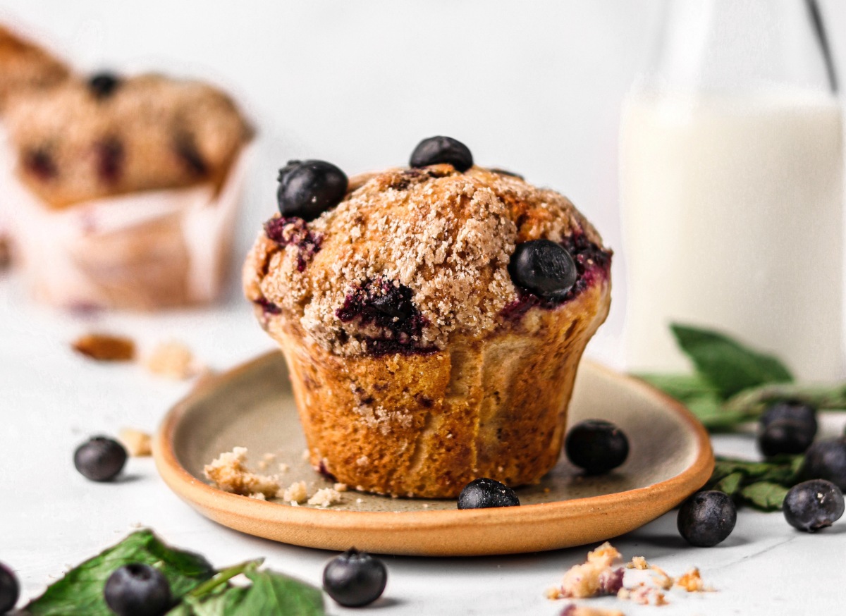 Queques de Arándanos y Yogurt
