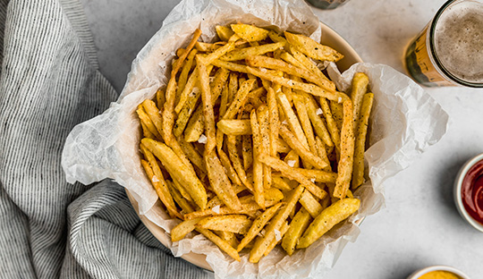 como hacer papas fritas crujientes