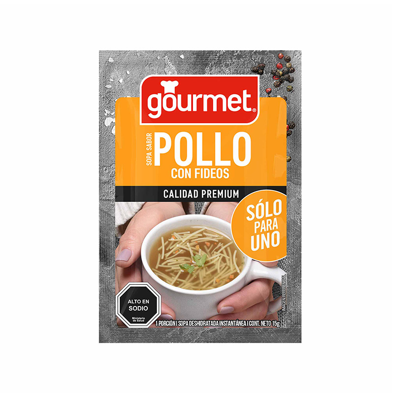 Sopa Sabor Pollo con Fideos Sólo para Uno