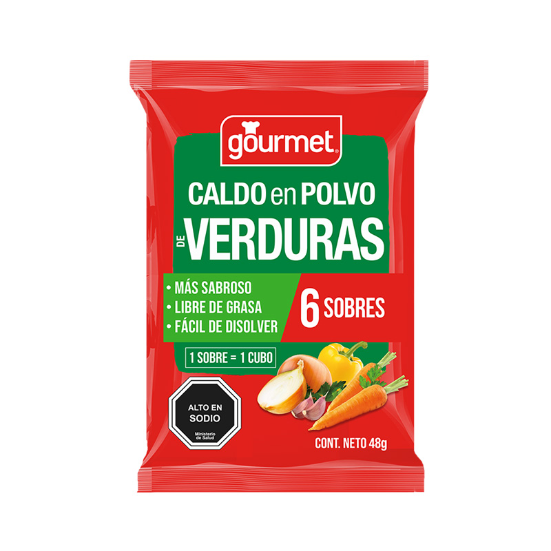 Caldo en Polvo de Verduras