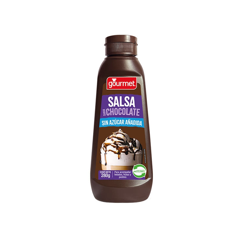 Salsa de Chocolate Sin Azúcar Añadida