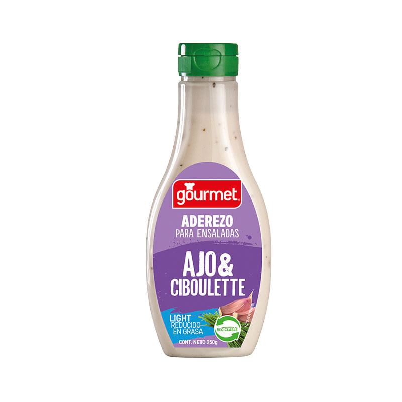 Aderezo Para Ensaladas Ajo Ciboulette