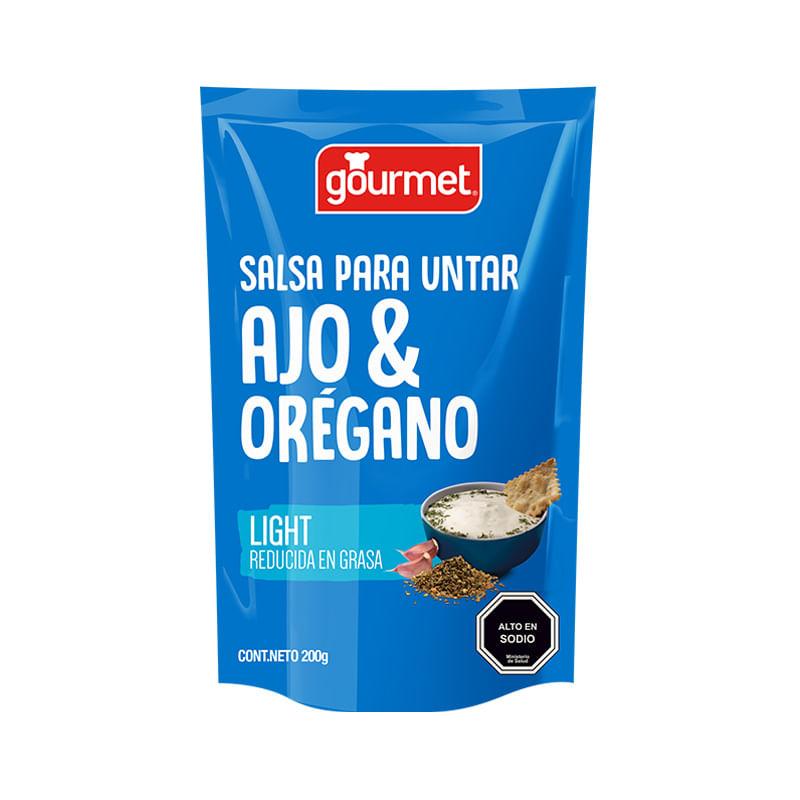 Salsa para Untar Ajo Orégano