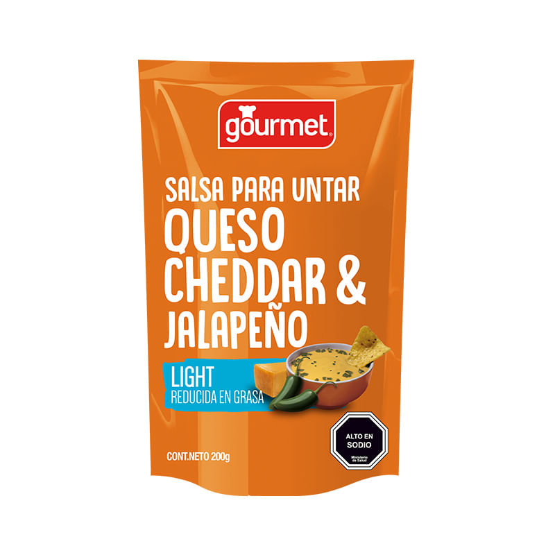 Salsa para Untar Queso Cheddar Jalapeño