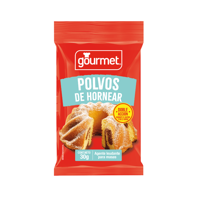 Polvos de Hornear Doble Acción Bolsa 30gr