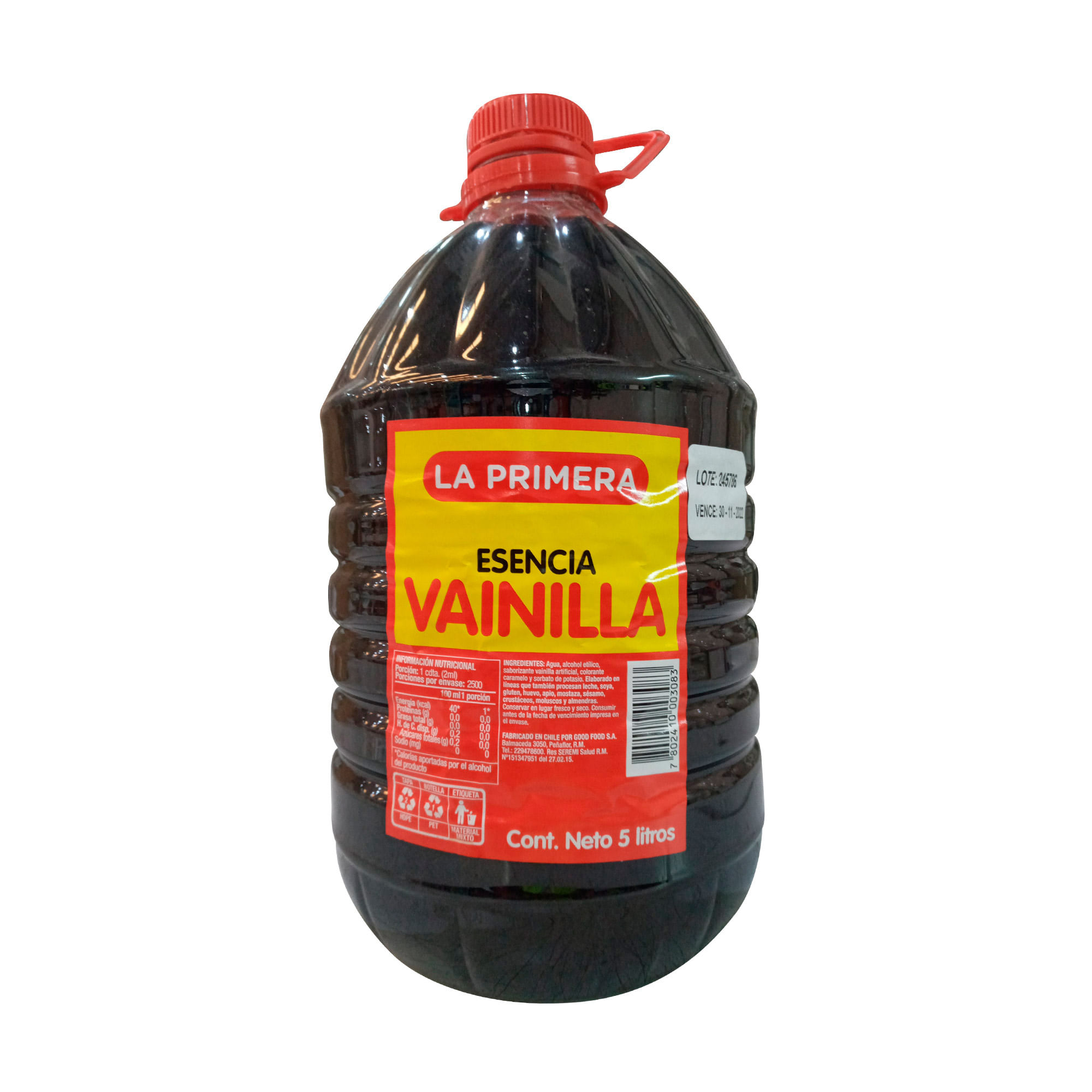 Esencia Vainilla La Primera 5lt