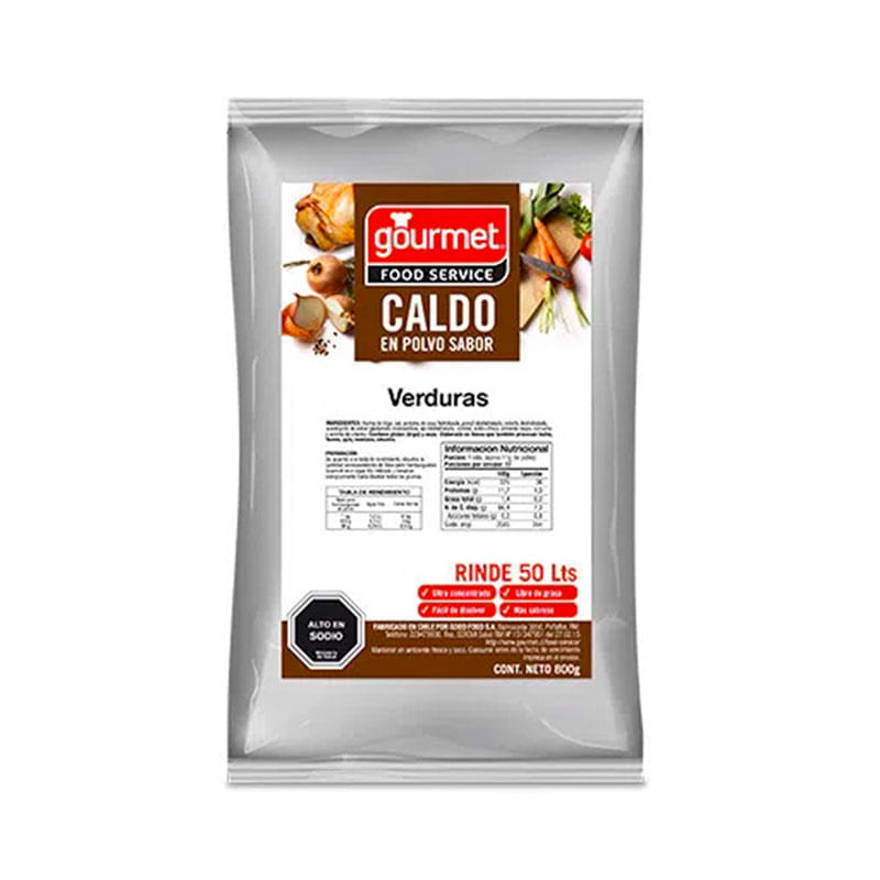 Caldo en Polvo de Verduras