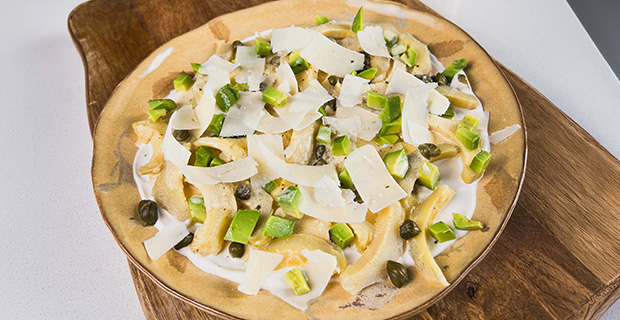 Carpaccio de alcachofas