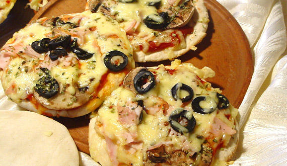 Pizza de Pan de Pita
