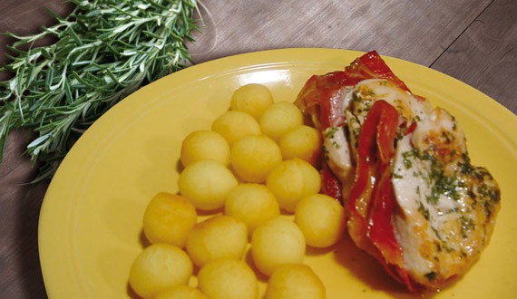 Saltimbocca de Pavo