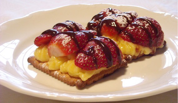 Tartinas de Frutillas