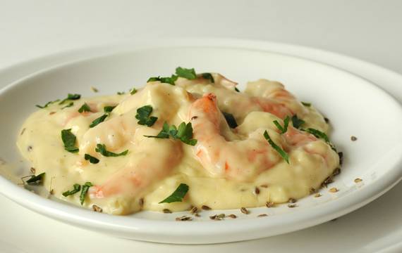 Camarones en Salsa de Anís