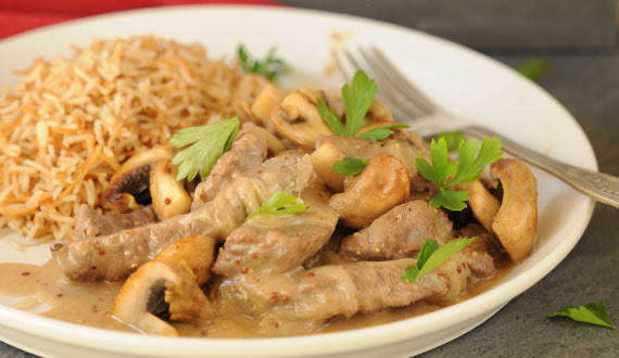 Carne a la Mostaza