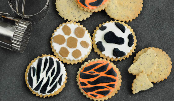 Galletas de Amapolas y Limón Estilo Animal Print