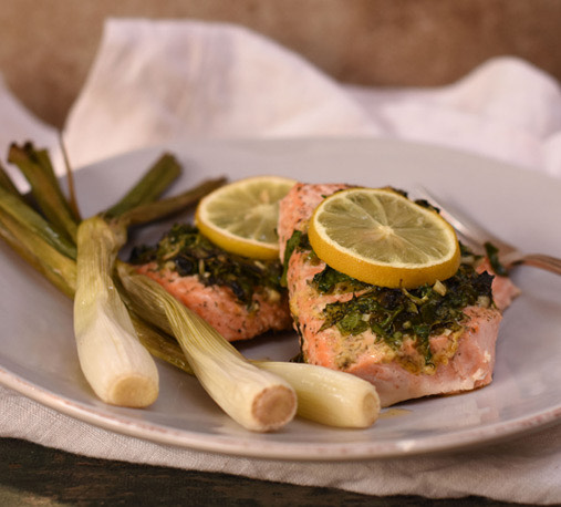 SALMÓN AL HORNO