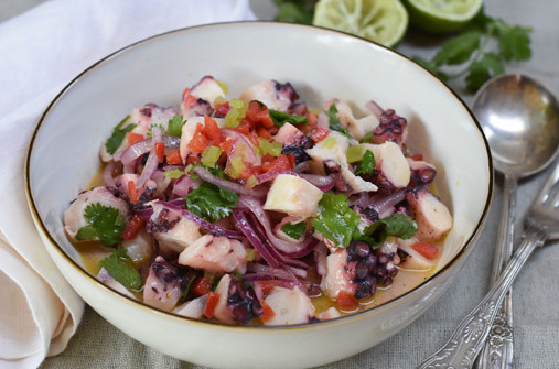 CEVICHE DE PULPO