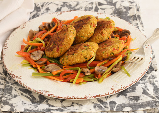 HAMBURGUESAS DE GARBANZOS
