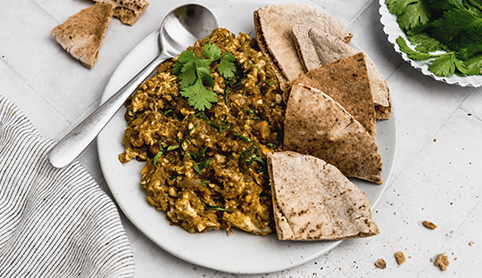 Anda Bhurji, Huevos Revueltos Picantes