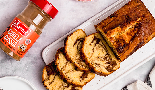 QUEQUE MARMOLEADO FÁCIL O CINNAMON LOAF CAKE