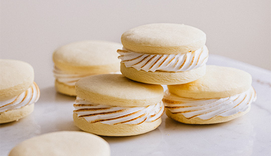 Alfajores de Pie de Limón