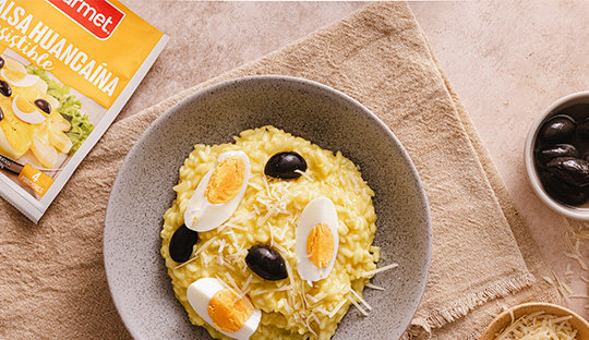 RISOTTO A LA HUANCAÍNA