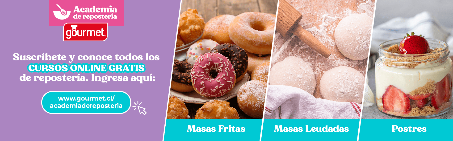 Academia de repostería - Cursos online gratis