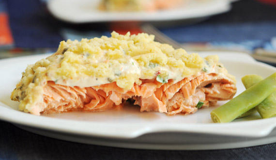 Crumble de Salmón