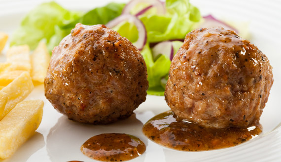 Albóndigas de Carne de Soya