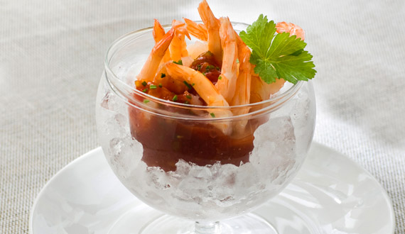 Camarones en Salsa