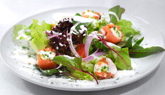 Ensalada con salmón