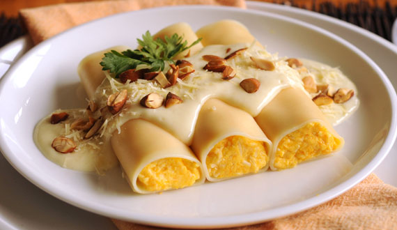 Canelones de Zapallo