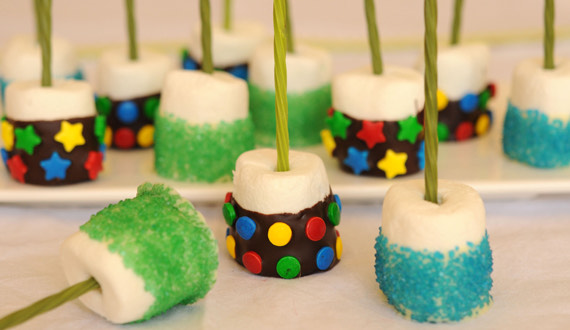 Malvaviscos Bañados en Chocolate