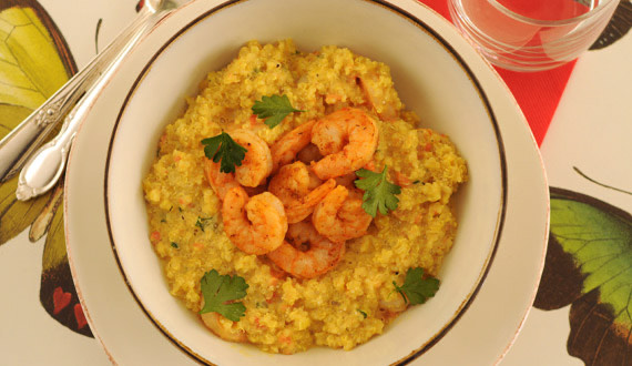 Quinotto de Camarones