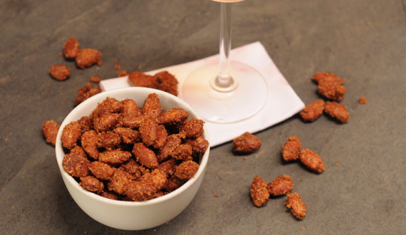 ALMENDRAS CARAMELIZADAS AL MERQUÉN
