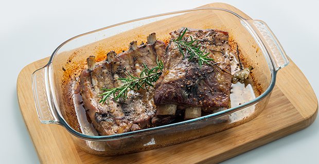 Costillar de cerdo al horno