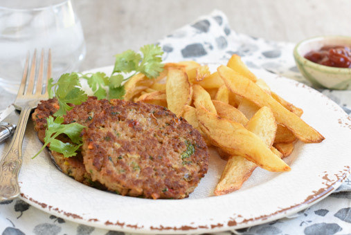 Hamburguesas de Carne de Soya
