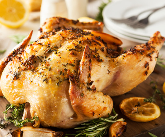 Pollo a las finas hierbas