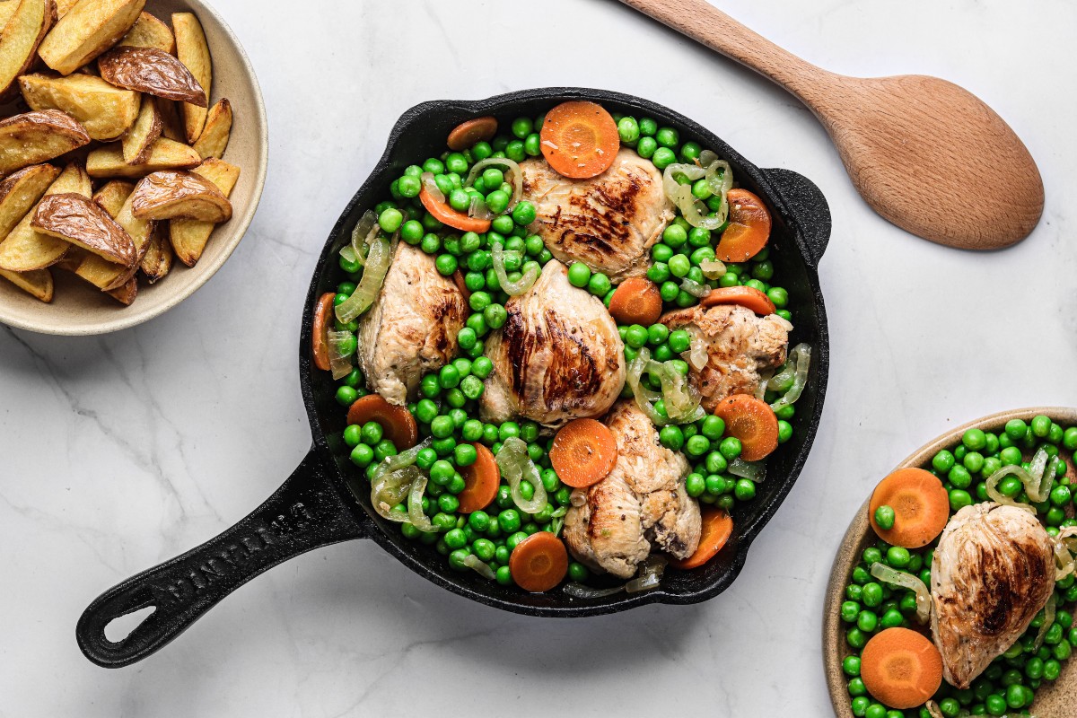 Receta Pollo Arvejado