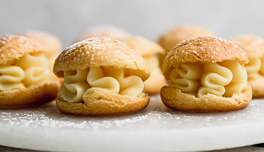 Profiteroles Receta