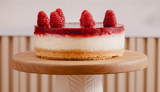 Torta de Yogurt con Base de galletas