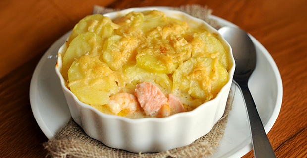 Receta Pastel de Salmón