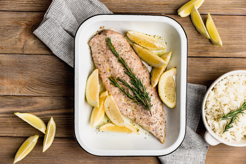 PESCADO AL HORNO