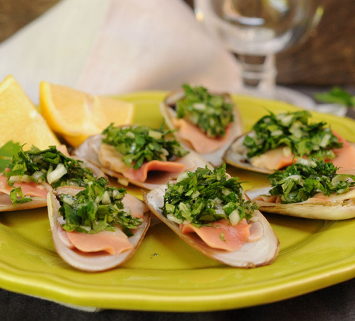 Machas en Salsa Verde Receta