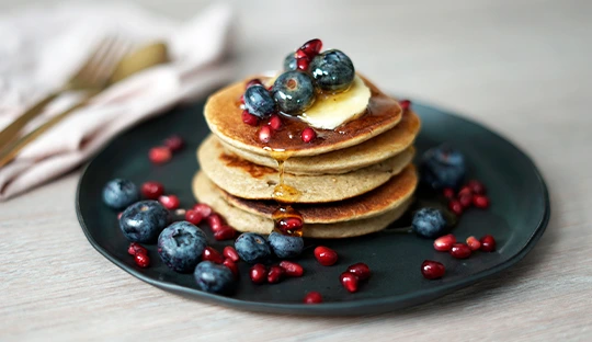 PANQUEQUES DE AVENA Y PLÁTANO